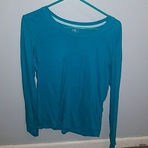 blue long sleeve